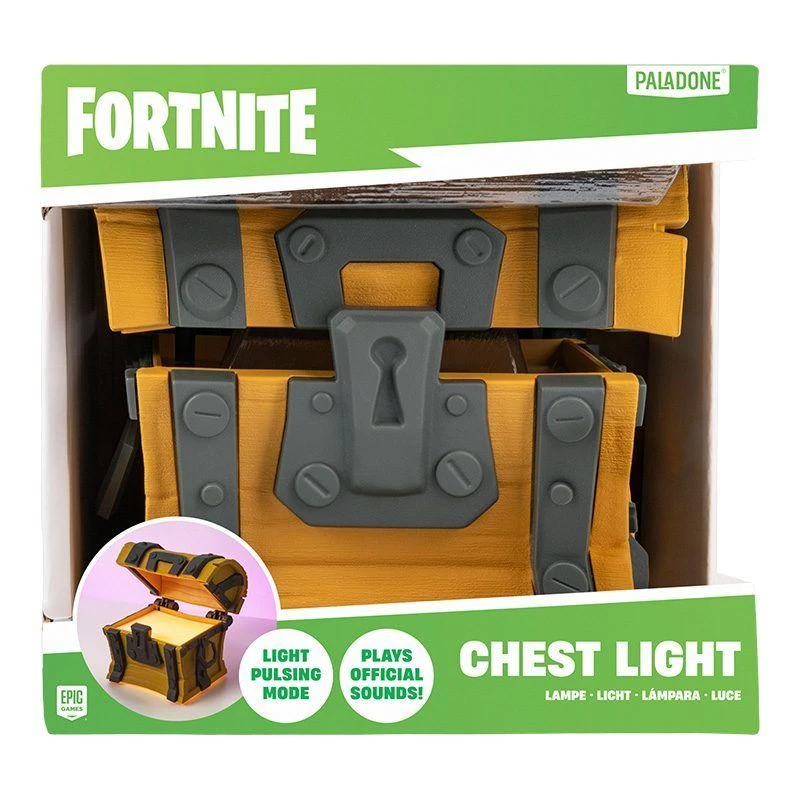 Candeeiro de mesa Paladone Fortnite Chest Light – candeeiro LED temático de novidade