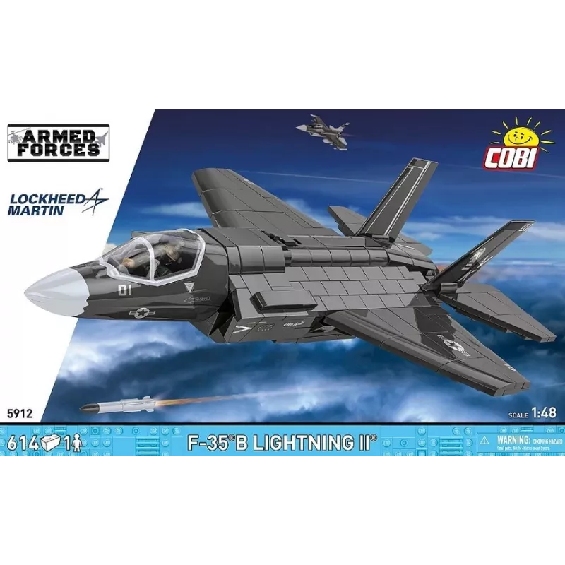Blocos de construção F-35B Lightning II - 614 peças