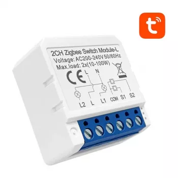 Módulo de interruptor inteligente Avatto LZWSM16-W2 ZigBee — sem necessidade de neutro, módulo de relé de embutir