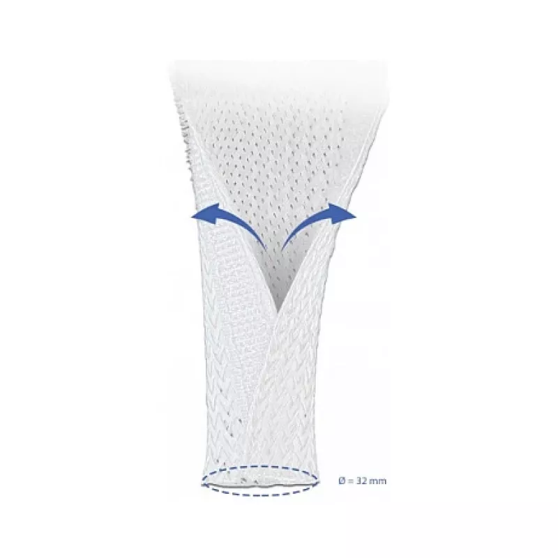 Manga de malha DeLOCK 20818 5 m x 32 mm branco