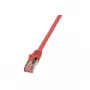Cabo de rede LogiLink 3 m Cat.6 RJ-45 S/FTP vermelho