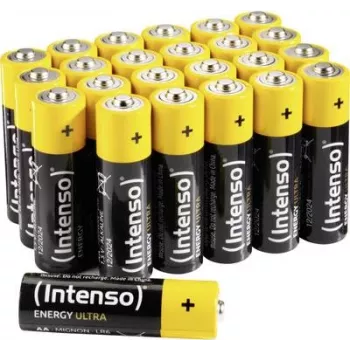 Pilhas Intenso Energy Ultra AA LR06 embalagem de papel de 24 unidades