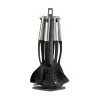 Conjunto de utensílios de cozinha JATA HACC4624 7 unid. preto aço inoxidável resistente ao calor até 210 °C