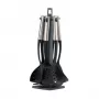 Conjunto de utensílios de cozinha JATA HACC4624 7 unid. preto aço inoxidável resistente ao calor até 210 °C