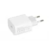 Carregador rápido USB Type-C de interior IBOX C-37, 20W, USB-C PD 3.0, saída 3 A, branco