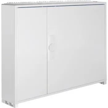 Hager FWB43S. Tipo: bastidor autónomo, cor do produto: branco, grau de proteção internacional (código IP): IP44. Largura: 650 mm, profundidade: 161 mm, altura: 800 mm (F