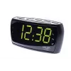Rádio-despertador Adler AD 1121 — rádio-despertador, sintonizador FM/AM, visor LED, backup a pilhas, preto