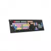 Teclado Logickeyboard LKB-EDIUS-A2PC-FR universal USB AZERTY francês preto