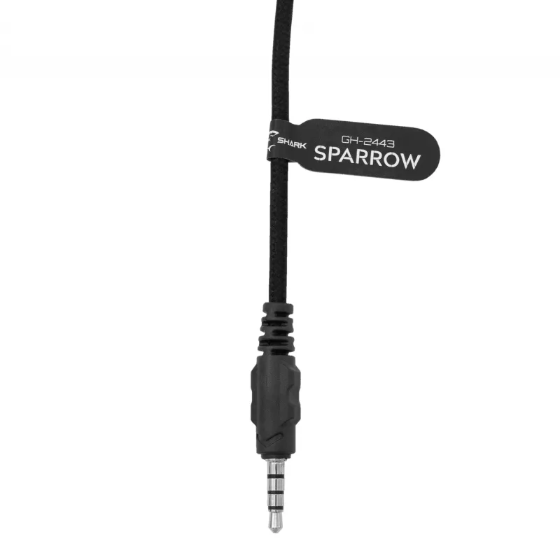 Auscultadores White Shark GH-2443 Sparrow preto