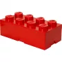 Caixa de armazenamento empilhável Lego 8 vermelha 4004 (40041730)