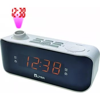 Rádio-despertador Eltra Clockradio Kasia (Kate) com projetor, preto