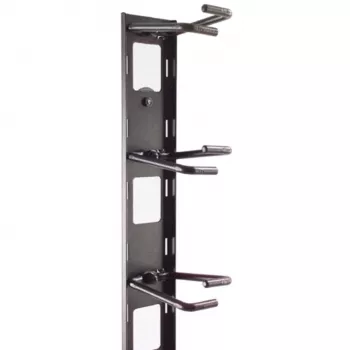 APC NetShelter Gestão de cabos, Gestor de cabos vertical, Anéis para cabos, Conjunto de 8, Preto, 55 mm x 766 mm x 85 mm