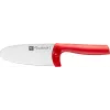 Faca de chef ZWILLING Twinny 36550-101-0 10 cm vermelha aulas de culinária para crianças