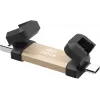 Silicon Power DS72 SSD portátil tipo pen de 250 GB, USB 3.2 Gen 2, USB-A/USB-C, dourado