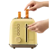 Torradeira de 2 fatias BUYDEEM, modelo DT620E, cor Mellow Yellow, UE