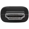 Adaptador HDMI™ / DVI-D Goobay Wentronic, ficha HDMI standard (Type-A), preto – ficha HDMI™ de 19 pinos > conector fêmea DVI-D (24+1) (68098)