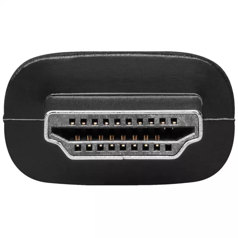 Adaptador HDMI™ / DVI-D Goobay Wentronic, ficha HDMI standard (Type-A), preto – ficha HDMI™ de 19 pinos > conector fêmea DVI-D (24+1) (68098)