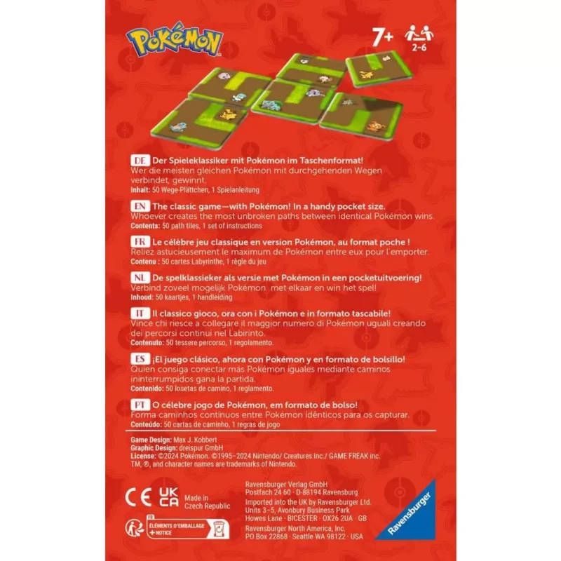 Pokémon Labyrinth Connect, jogo de tabuleiro