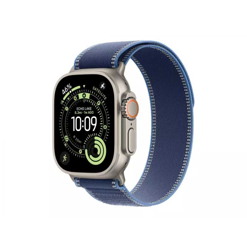 Bracelete Apple MFT74ZM/A smartwatch azul titânio poliéster spandex nylon