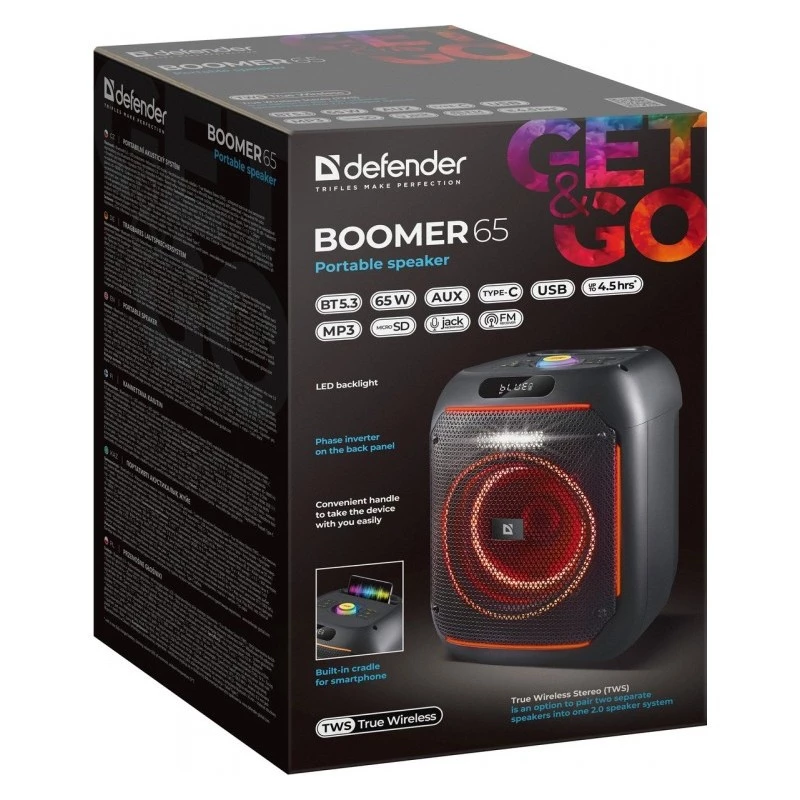 Altifalante Bluetooth Boome R 65W