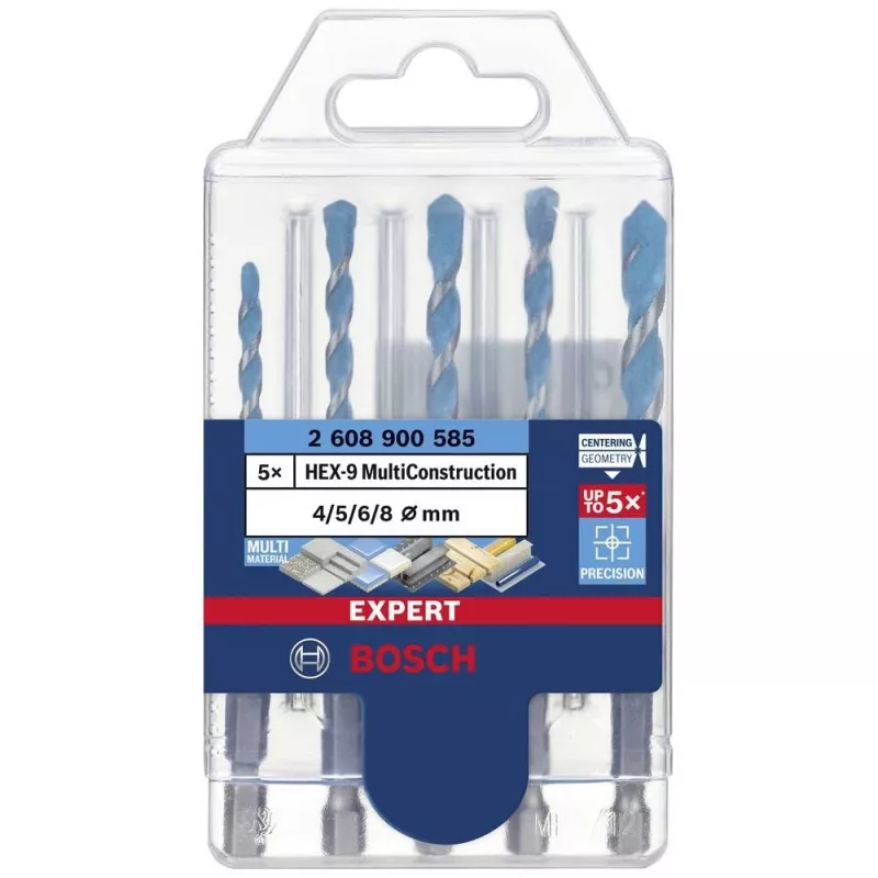 Bosch 2 608 900 585 conjunto de brocas 5 peças