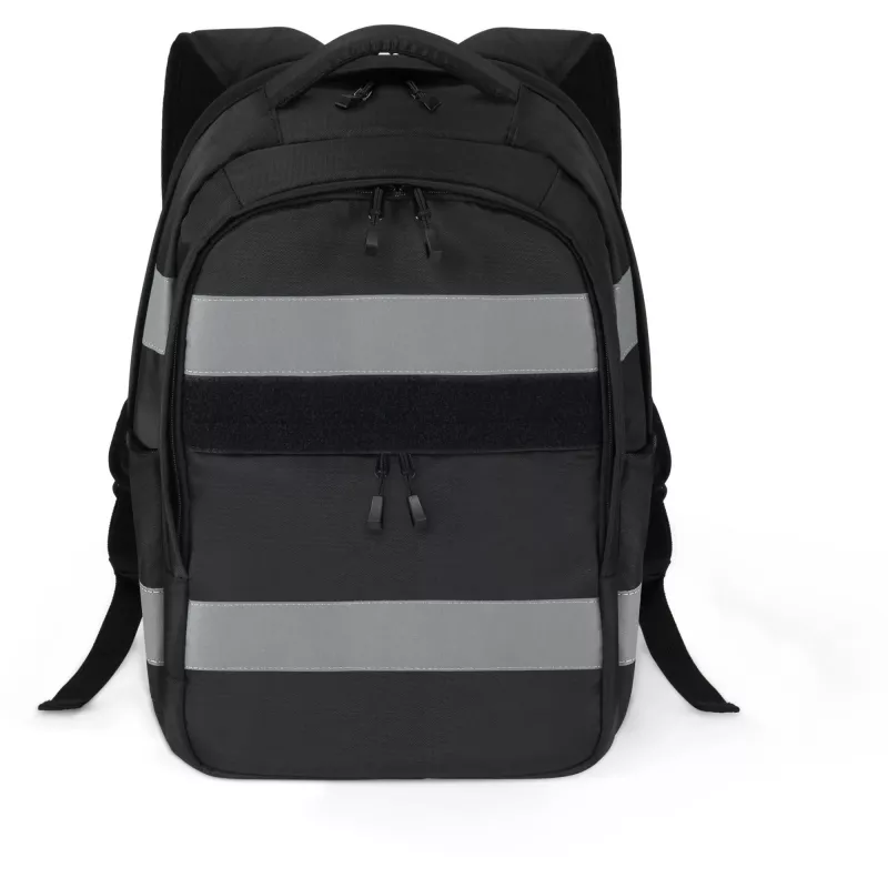 Mochila DICOTA Hi-Vis V2 preta 320x220x455mm PET TPU