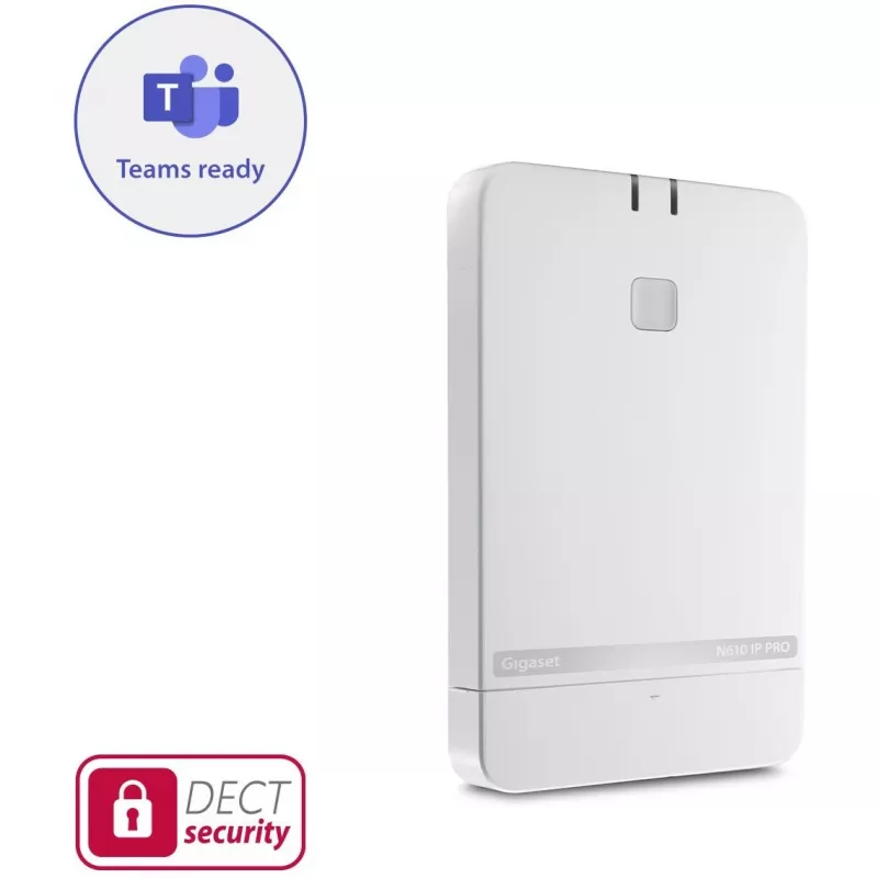 Estação base IP DECT Gigaset N610 & telefone S700H Pro (S30852-H2735-R102)