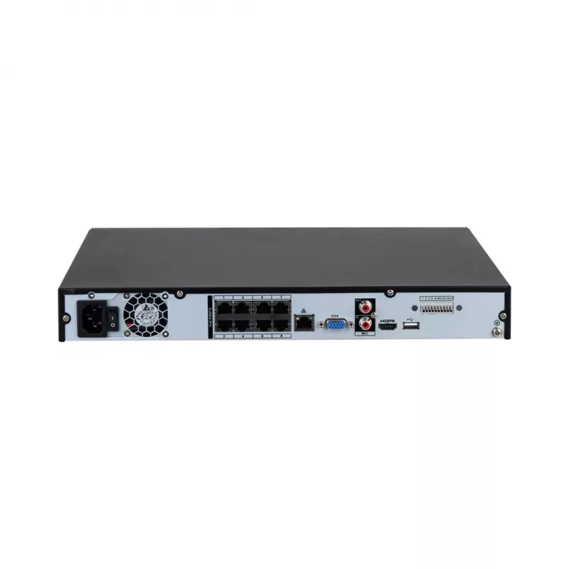 Dahua NVR4208-8P-EI gravador de vídeo em rede WizSense de 8 canais, 8 PoE, 1U, 2 HDD