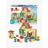 Brinquedo de construção LEGO DUPLO Quinta Cuidados com os Animais Conjunto 10416 — 74 peças, 2 minifiguras, idade 2+