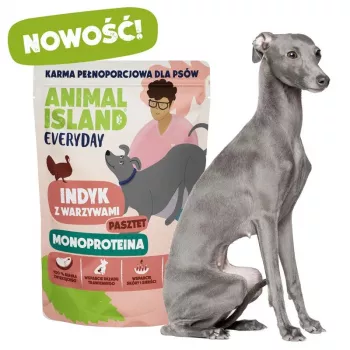 ANIMAL ISLAND Monoproteico peru para cães 300g