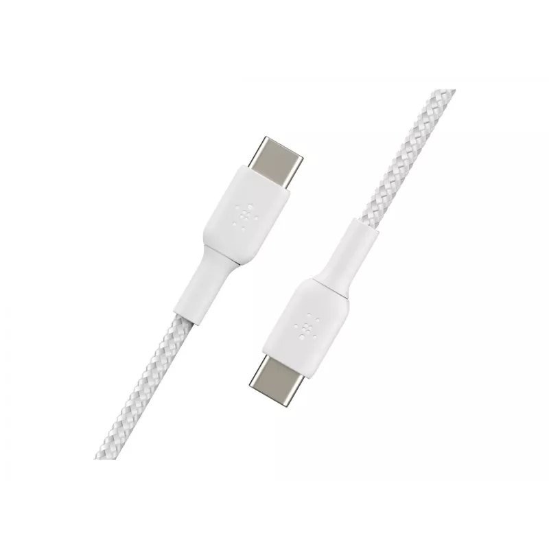 Belkin BOOST CHARGE - Cabo USB - 24 pin USB-C (M) para 24 pin USB-C (M) - USB 2.0 - 2 m - Branco