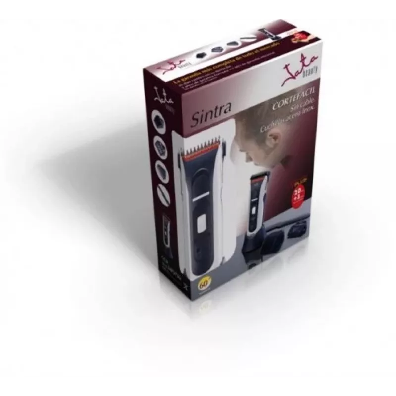 Máquina de cortar cabelo JATA MP373N preto prateado