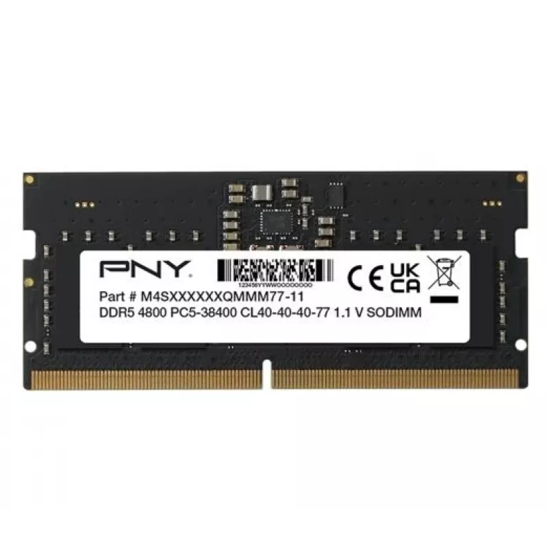 Memória para portátil PNY DDR5 16GB SODIMM 4800
