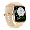 Smartwatch Zeblaze GTS 4 — 4,93 cm (1,94 polegadas) AMOLED 466×466 px, ecrã tátil, Wi-Fi, caixa metálica, bracelete de silicone bege