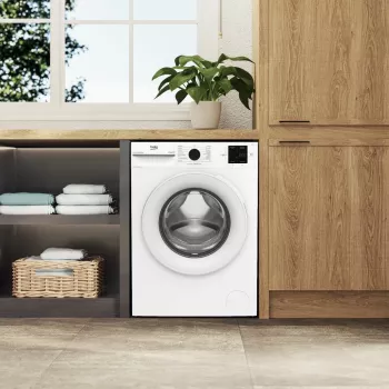 Máquina de lavar roupa BEKO BM1WFU38225WW b100 8 kg 1200 rpm AquaWave branca