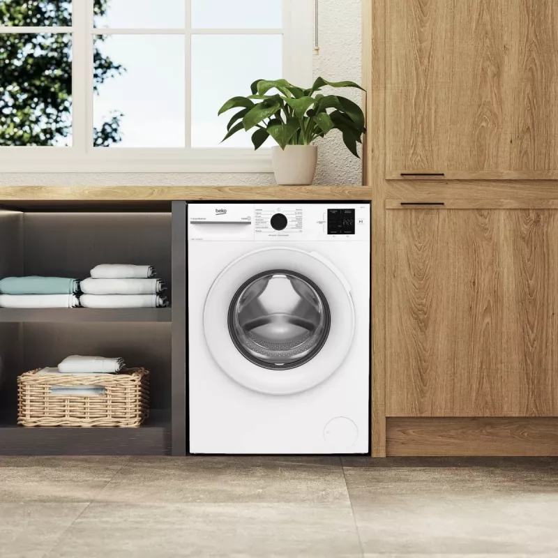 Máquina de lavar roupa BEKO BM1WFU38225WW b100 8 kg 1200 rpm AquaWave branca