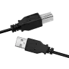 Cabo USB LogiLink CU0007B USB 2.0 2 m USB A USB B preto
