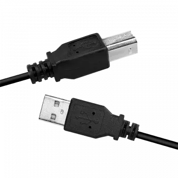 Cabo USB LogiLink CU0007B USB 2.0 2 m USB A USB B preto