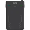 Caixa para HDD/SSD Unitek Y-3035 — SATA 2,5/3,5 polegadas, USB 3.2 Gen 1 (USB Type-B), 6 Gbit/s, preto, adaptador AC