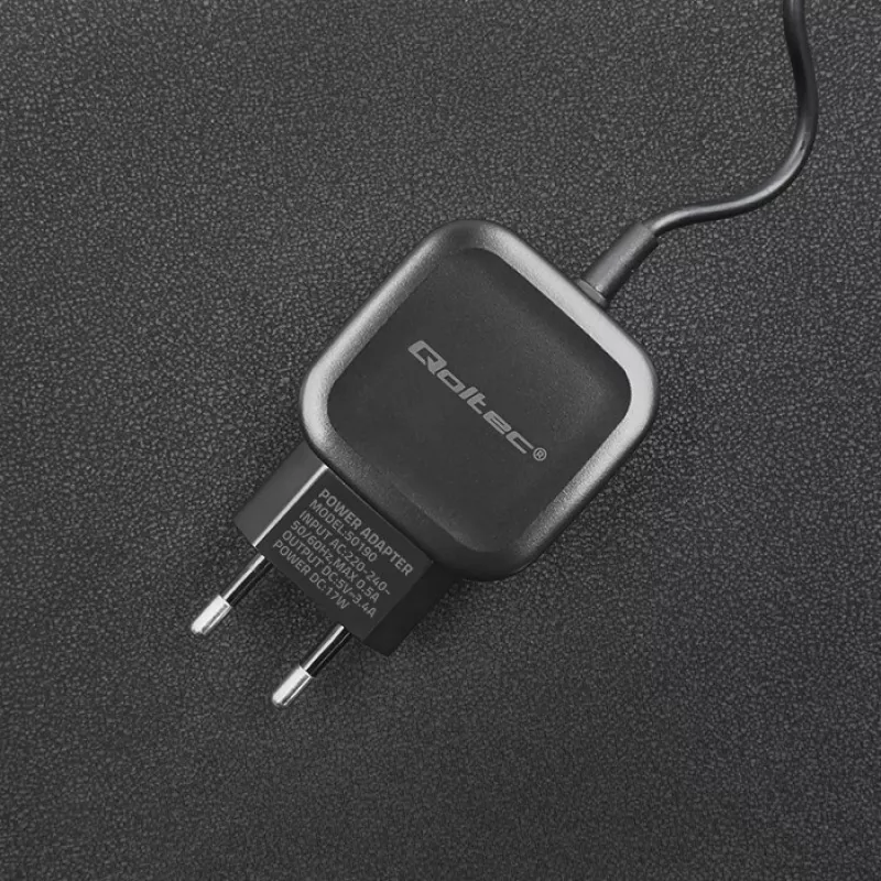 Carregador Qoltec 50190 para dispositivos móveis, telemóvel, tablet, telefone, universal