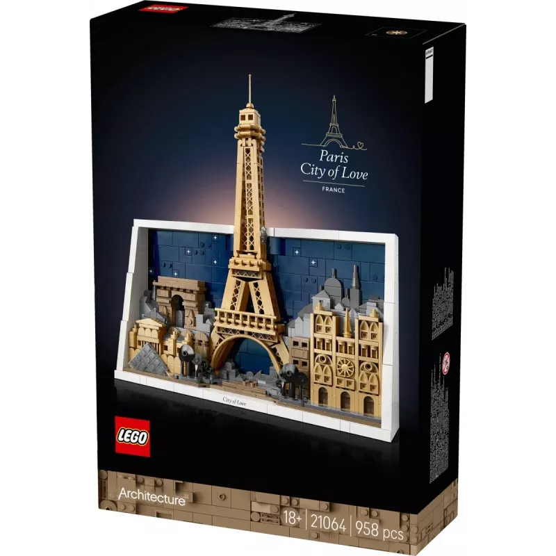 LEGO ARCHITECTURE 21064 Paris – Cidade do Amor