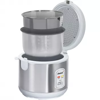 Panela de arroz Steba RK 2 3,5 L 700 W aço inoxidável branca 050200