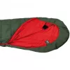 Saco-cama tipo múmia Pak 1000 ECO (verde-escuro/vermelho)