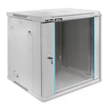 Armário rack QOLTEC 19 polegadas 12U modelo 54485 — caixa de rede/servidor