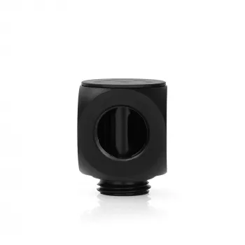 Thermal Grizzly DeltaMate Rotary FF90° – Conector de refrigeração líquida, preto, 1 unid. (TG-DM-FIT-0010)