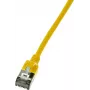 Cabo de rede LogiLink CQ9037S 1 m Cat6a S/FTP (S-STP) amarelo (CQ9037S)