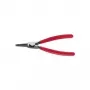 Alicate para anéis elásticos Knipex 46 11 A1 adequado para anéis exteriores 10–25 mm formato das pontas reto
