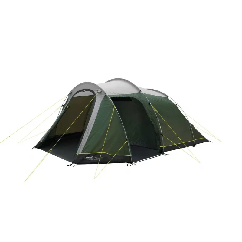 Tenda de túnel de duas salas Outwell | Earth 5 Plus | 5 pessoas | Verde
