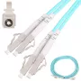 Patchcord Extralink LC/UPC-LC/UPC multimodo OM3 duplex 3mm 1m