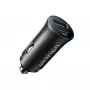 Carregador de automóvel Anker 30 W 2 portas preto carregamento rápido